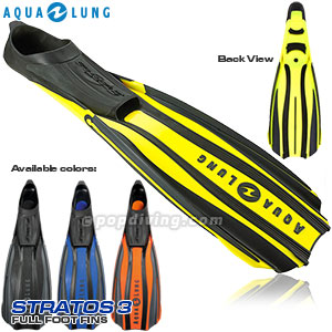 AQUALUNG Stratos 3 Fins (full foot)