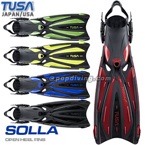 Tusa Solla open heel fins SF-22