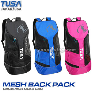 TUSA MESH DIVING AND SNORKELING BACKPACK BA-0103