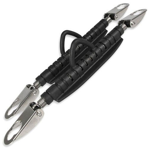 Fin Open Heel Spring Strap Stainless Steel