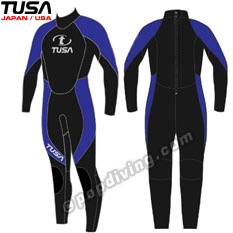 Tusa Wetsuit Neoprene 2mm