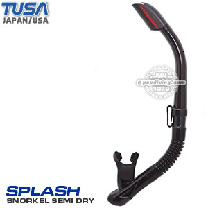 Tusa splash hyperdry snorkel (semi dry)